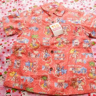 ミキハウス　新品タグ付きかわいいシャツ　110　定価5200円(ブラウス)