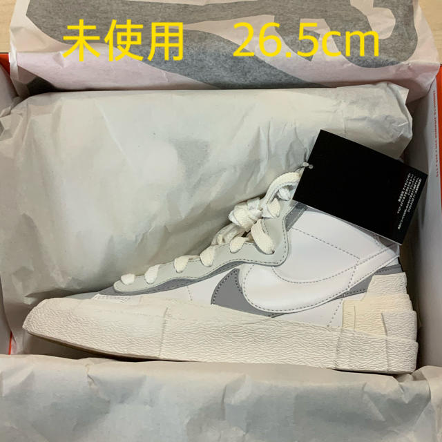 sacai(サカイ)の新品　NIKE BLAZER MID sacai 26.5cm メンズの靴/シューズ(スニーカー)の商品写真