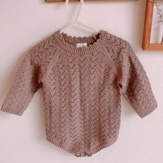 キャラメルベビー&チャイルド(Caramel baby&child )の⭐︎お時間限定⭐︎MONBEBE  lace knit rompers(ロンパース)