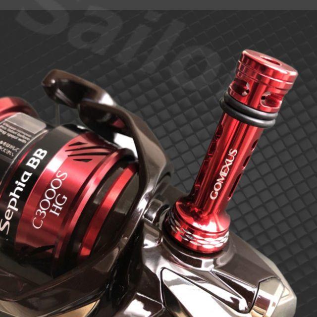 SHIMANO(シマノ)のGomexus【ゴメクサス】シマノ、ダイワ用 リールスタンド レッド スポーツ/アウトドアのフィッシング(リール)の商品写真