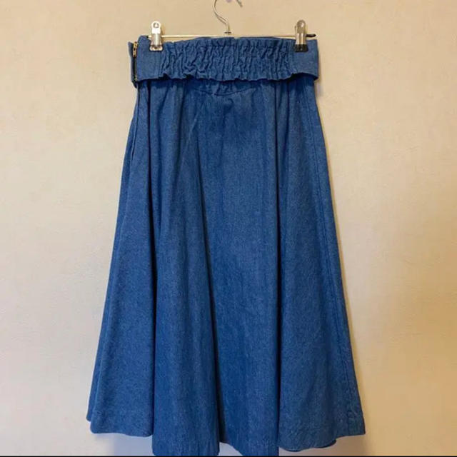 F i.n.t(フィント)のデニム スカート レディースのスカート(ひざ丈スカート)の商品写真