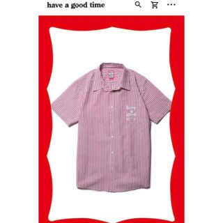 ステューシー(STUSSY)のhave a good time ハブアグットタイム　シャツ　メンズ(Tシャツ/カットソー(半袖/袖なし))