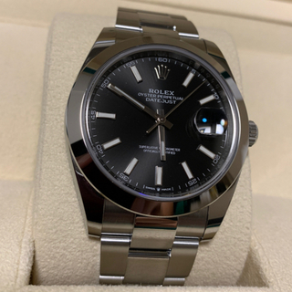 ロレックス(ROLEX)の新品未使用　デイトジャスト41 126300 ブラック(腕時計(アナログ))