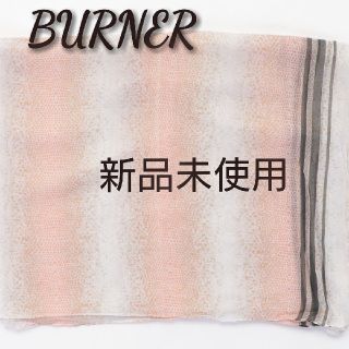 バーナー(Burner)の新品 未使用 Burner   K・U・I 柄ストール  ピンク(ストール/パシュミナ)