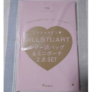 ジルスチュアート(JILLSTUART)のゼクシィ10月号付録 ジルスチュアート レザー調バッグ＆ミニポーチ2点セット(ポーチ)