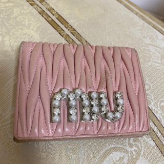 ミュウミュウ(miumiu)のミュウミュウ  折りたたみ財布(財布)