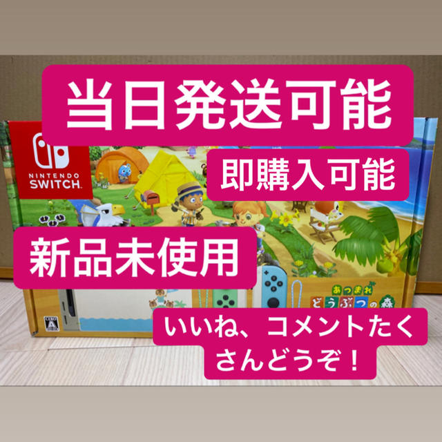 ニンテンドースイッチ　あつまれどうぶつの森セット　本体コメント