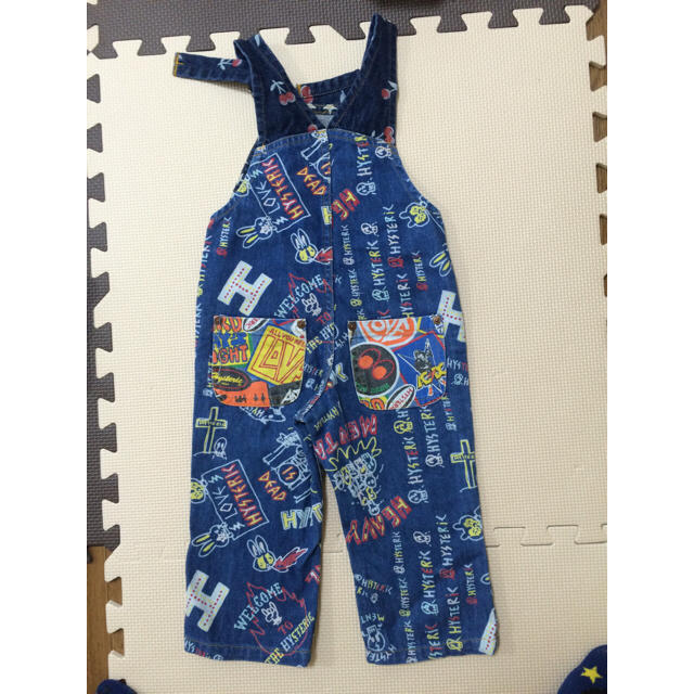 HYSTERIC MINI(ヒステリックミニ)の美品♡オーバーオール キッズ/ベビー/マタニティのキッズ服男の子用(90cm~)(パンツ/スパッツ)の商品写真