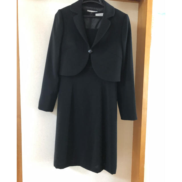 しまむら(シマムラ)のほむ様　ブラックフォーマル　スーツ　ワンピース　9号 レディースのフォーマル/ドレス(礼服/喪服)の商品写真