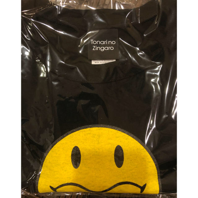PEACEMINUSONE(ピースマイナスワン)の村上隆　Tonari no Smiley. kun Tシャツ　ブラック メンズのトップス(Tシャツ/カットソー(半袖/袖なし))の商品写真