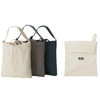 ユニクロ(UNIQLO)のユニクロ UNIQLOU☆オリジナルポケッタブルトートバッグ(エコバッグ)