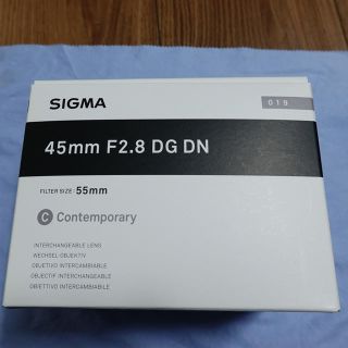 シグマ(SIGMA)のSIGMA 45mm F2.8 DG DN Eマウント用 極美品(レンズ(単焦点))