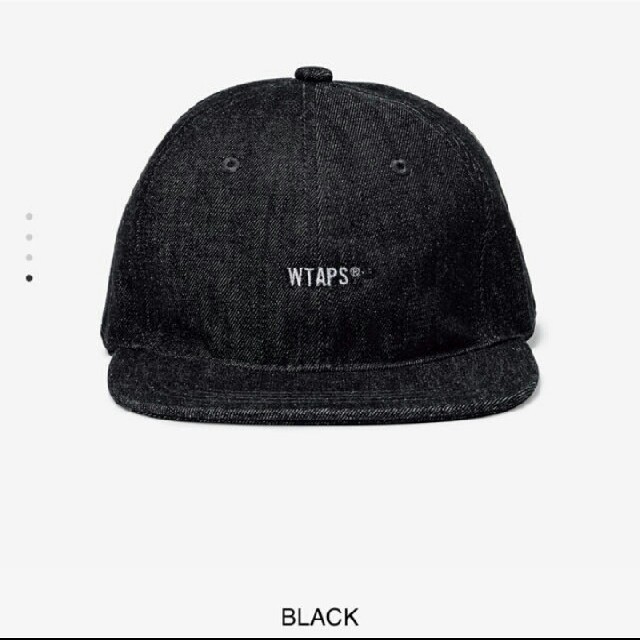WTAPS T-6H 02 CAP COTTON DENIM BLACK