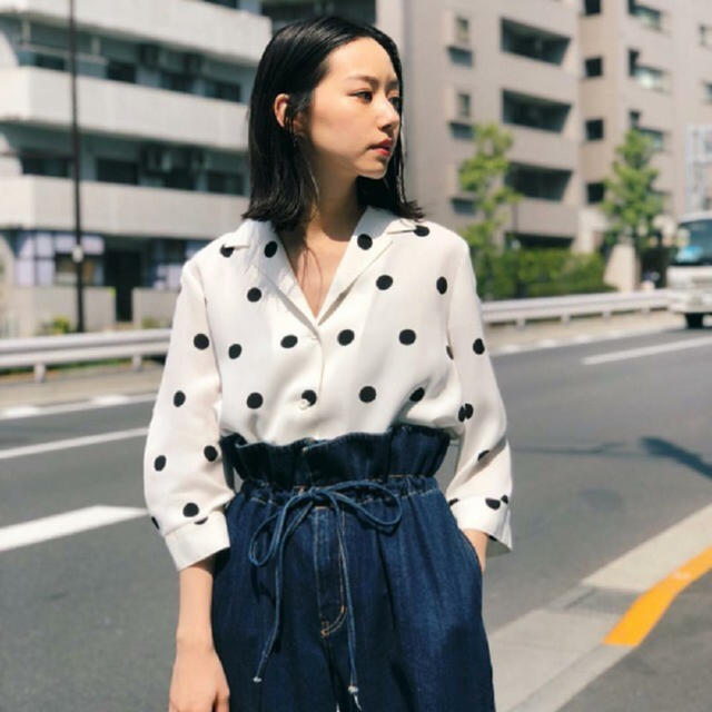 moussy POLKA DOT シャツ