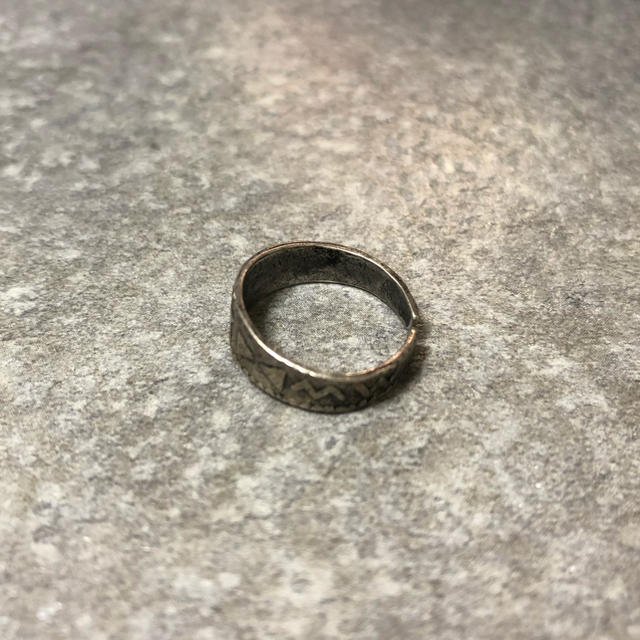 【Design Ring】スターデザイン シルバーリング 925刻印 7号 メンズのアクセサリー(リング(指輪))の商品写真