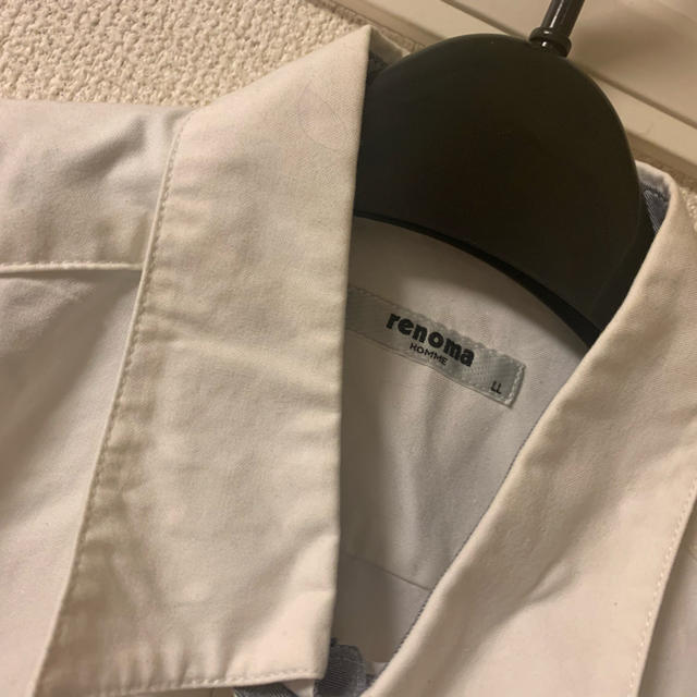 RENOMA(レノマ)のレノマ オム renoma HOMME シャツ 長袖 切替 白 ホワイト LL メンズのトップス(シャツ)の商品写真