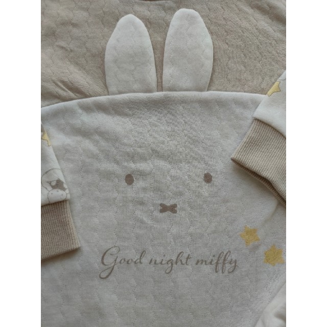 miffy✧広告品✧　ミッフィーキルトフェイスパジャマ キッズ/ベビー/マタニティのキッズ服女の子用(90cm~)(パジャマ)の商品写真