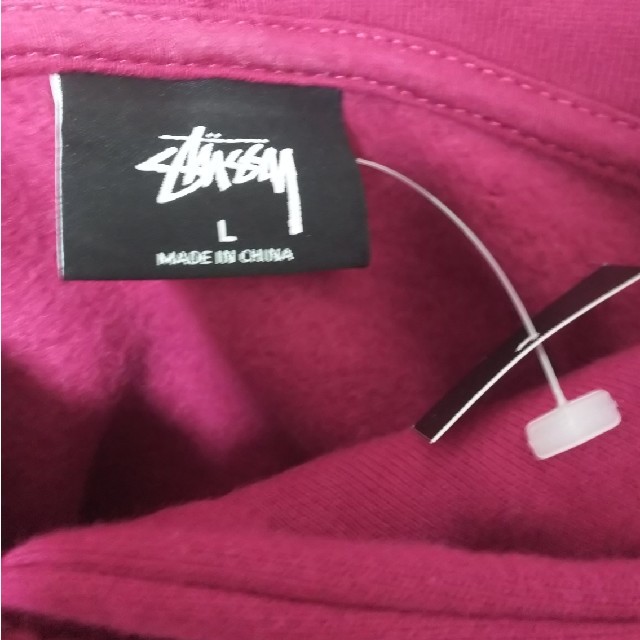 stussy applique hoodie 刺繍パーカー Lサイズ 美品 1