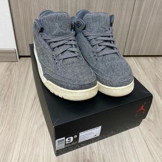 ナイキ(NIKE)の値下げ可　AIR JODAN 3 RETRO WOOL 27.5   UK8.5(スニーカー)