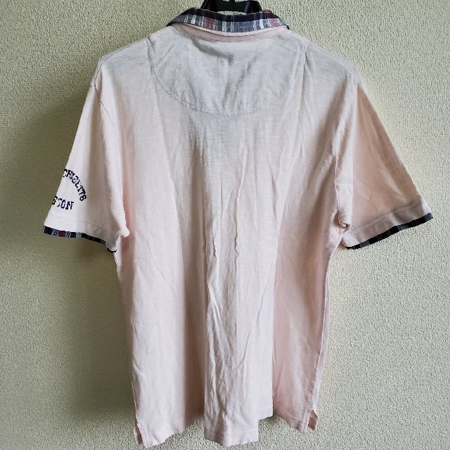 ポロシャツ ピンク チェック メンズのトップス(ポロシャツ)の商品写真