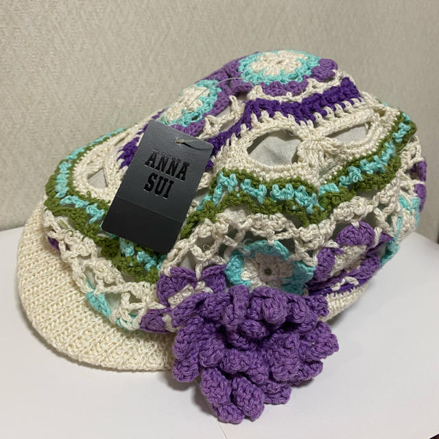 ANNA SUI(アナスイ)のANNA SUI アナスイ　帽子 レディースの帽子(ニット帽/ビーニー)の商品写真