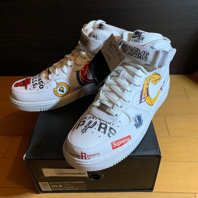 Supreme Nike NBA Air Froce1 MiD 国内正規US10