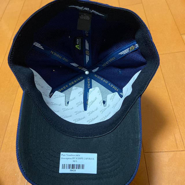 Titleist(タイトリスト)のタイトリスト VOKEY BV SCRIPT CAP 国内未発売 BLUE スポーツ/アウトドアのゴルフ(その他)の商品写真