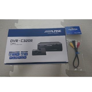 【新品】アルパイン 前後2カメラドラレコ DVR-C320R+KCE-250iV(カーナビ/カーテレビ)