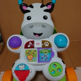 フィッシャープライス(Fisher-Price)のおして！しまうまくんのバイリンガルウォーカー(手押し車/カタカタ)