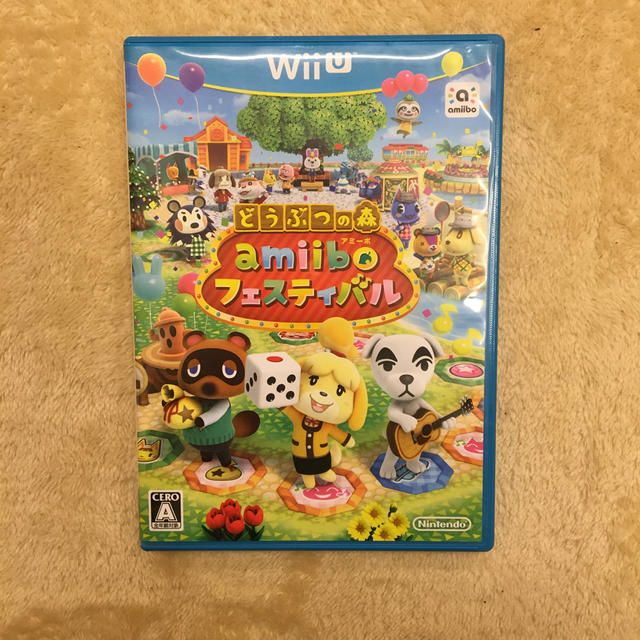 Wii U(ウィーユー)のどうぶつの森　amiibo フェスティバル エンタメ/ホビーのゲームソフト/ゲーム機本体(家庭用ゲームソフト)の商品写真