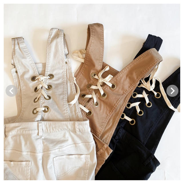 searoomlynn ☆ LACE UP セパレートフロアサロペット レディース