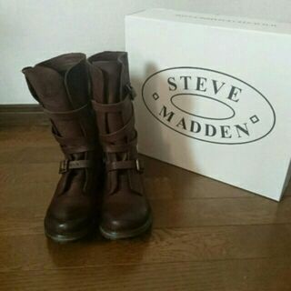 スティーブマデン(Steve Madden)の最終価格♪TEVE MADDEN◎ブーツ(ブーツ)