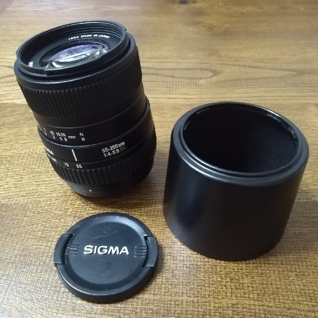 PENTAX(ペンタックス)のシグマ SIGMA 55-200mm F4-5.6 DC Kマウント スマホ/家電/カメラのカメラ(レンズ(ズーム))の商品写真