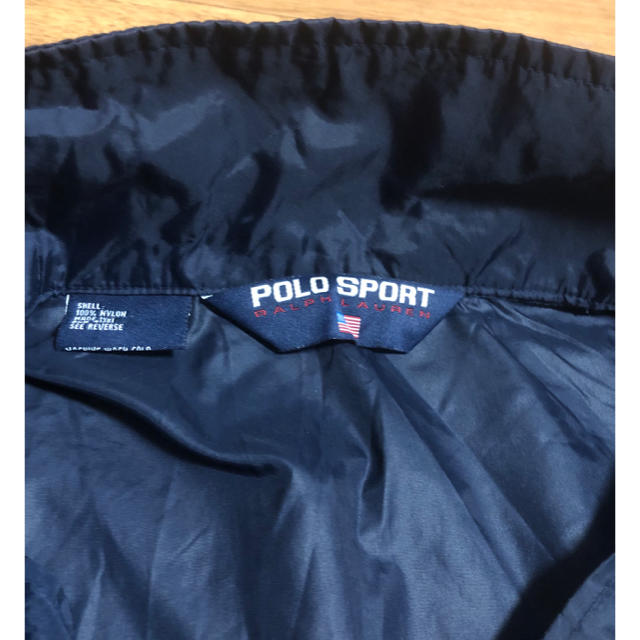 POLO RALPH LAUREN(ポロラルフローレン)のPOLO SPORT ポロスポーツ ナイロン アノラックジャケット ネイビー メンズのジャケット/アウター(ナイロンジャケット)の商品写真