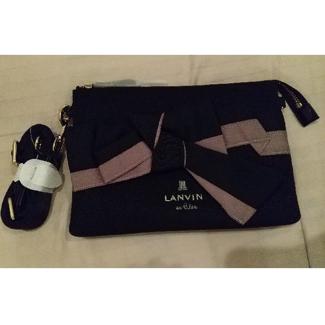 LANVIN en Bleu(ランバンオンブルー)のLANVIN ショルダーバッグ ポーチ レディースのバッグ(ショルダーバッグ)の商品写真