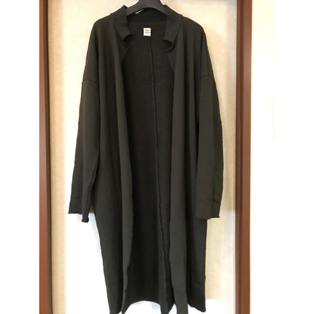 L'Appartement DEUXIEME CLASSE(アパルトモンドゥーズィエムクラス)のGOOD GRIEF sweat coat グッドグリーフ カーキ レディースのジャケット/アウター(ガウンコート)の商品写真