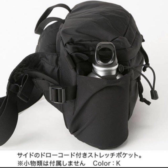 THE NORTH FACE(ザノースフェイス)の【未開封新品】ノースフェイス　ボディーバッグ　5L 黒色　男女兼用　SPINA レディースのバッグ(ボディバッグ/ウエストポーチ)の商品写真