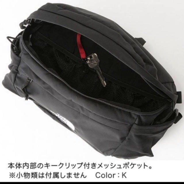 THE NORTH FACE(ザノースフェイス)の【未開封新品】ノースフェイス　ボディーバッグ　5L 黒色　男女兼用　SPINA レディースのバッグ(ボディバッグ/ウエストポーチ)の商品写真