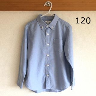 ユニクロ(UNIQLO)の〈ユニクロキッズ〉ボタンダウンシャツ　120(ブラウス)