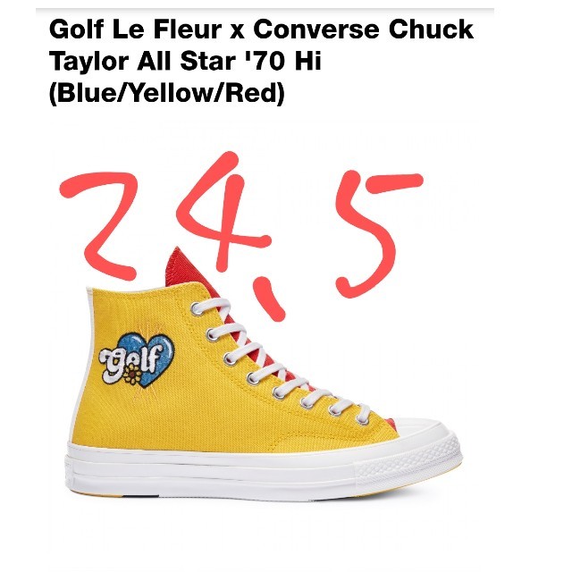 CONVERSE(コンバース)のGOLF WANG × CONVERSE CHUCK TAYLOR HI 70 レディースの靴/シューズ(スニーカー)の商品写真