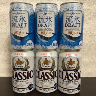 サッポロ(サッポロ)のサッポロクラシック＋流氷ドラフト(ビール)