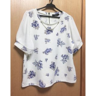 シマムラ(しまむら)の花柄シースルートップス(シャツ/ブラウス(半袖/袖なし))