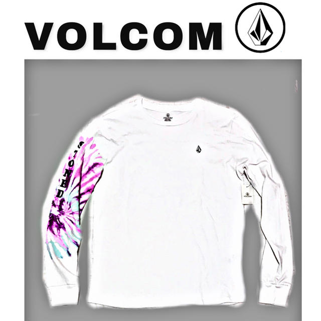 volcom(ボルコム)の新品●VOLCOM／ボルコム● USA  Tee.男女兼用　コットン100%、 レディースのトップス(Tシャツ(長袖/七分))の商品写真