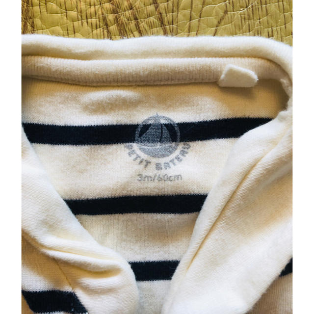 PETIT BATEAU(プチバトー)のプチバトー  60㎝ キッズ/ベビー/マタニティのベビー服(~85cm)(ロンパース)の商品写真