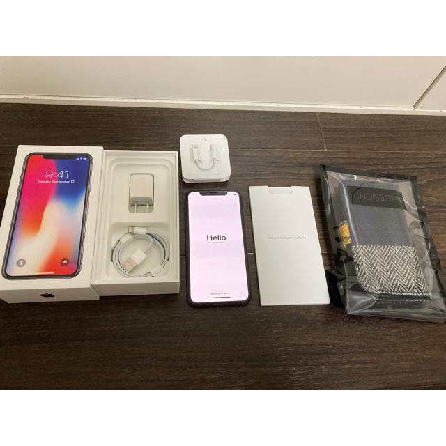 美品 iPhoneX 本体 64GB