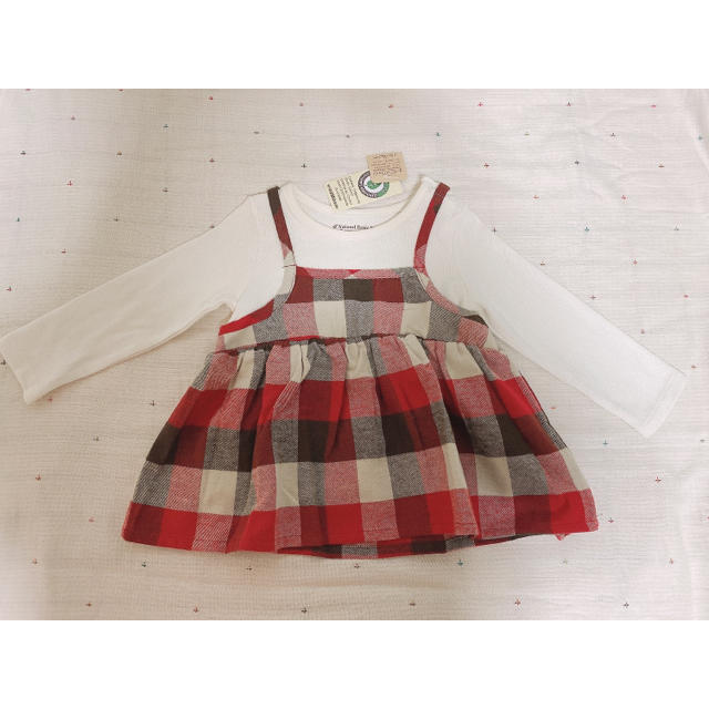 しまむら(シマムラ)のバースデイ　チェック柄トップス＊ キッズ/ベビー/マタニティのキッズ服女の子用(90cm~)(Tシャツ/カットソー)の商品写真