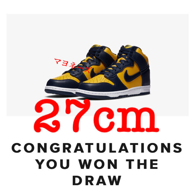 NIKE DUNK HIGH “MICHIGAN” ナイキ ダンク ハイ