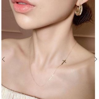 エイミーイストワール(eimy istoire)のお値下げ♥️♥️K10 crossed necklace(ネックレス)