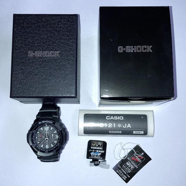 G-SHOCK(ジーショック)のカシオ G-SHOCK スカイコックピット GW-3000BB-1AJF 中古 メンズの時計(腕時計(アナログ))の商品写真