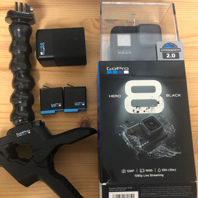 Go pro hero8 BLACK バッテリーチャージャー付属 保証期間内